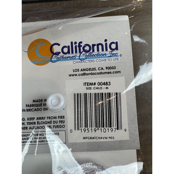 California Costume Susan B Anthony Harriet Tubman Dress Child Medium 8-10 NEW! - Picture 6 of 6